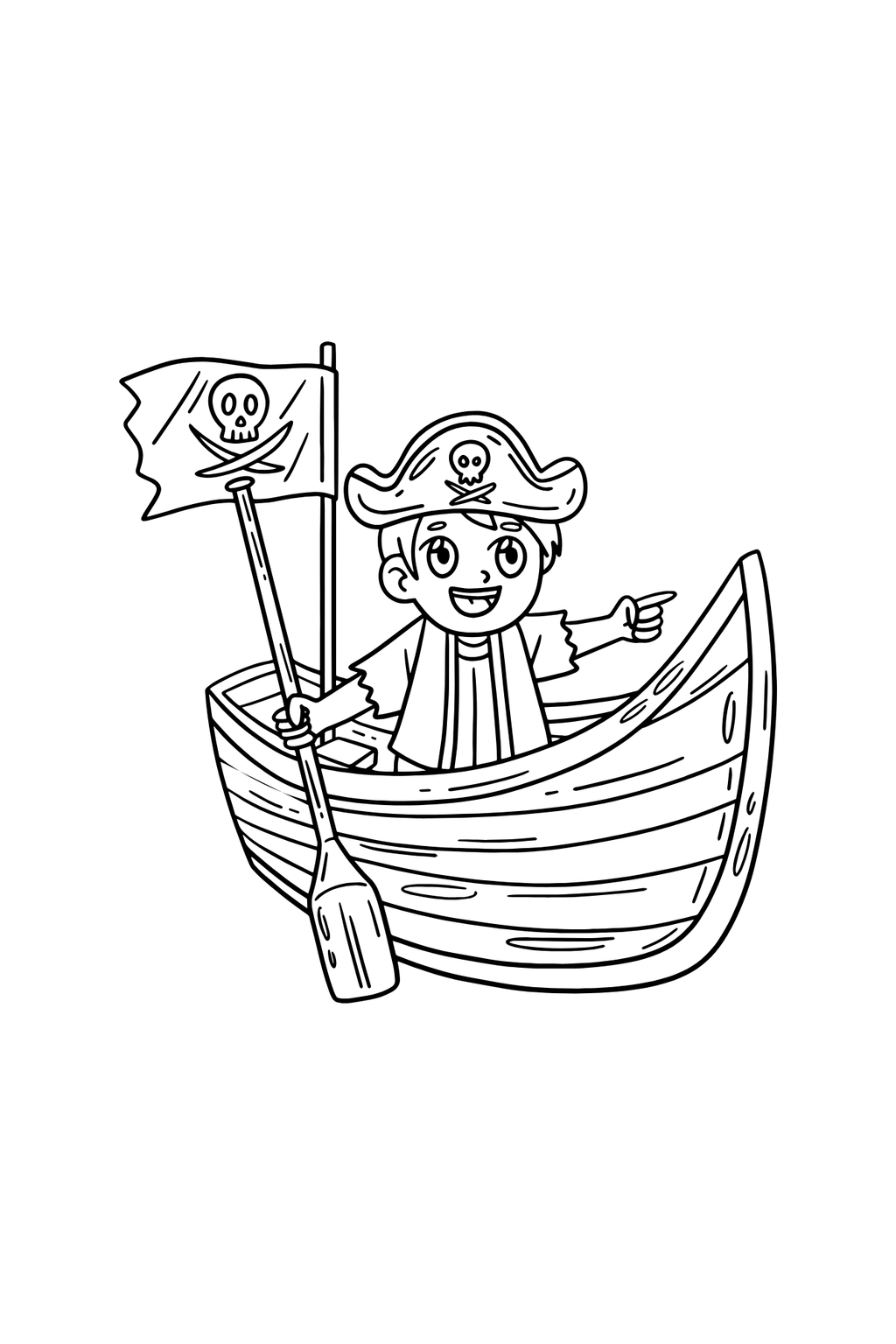 Pirates Travel Size Coloring & Activity Book