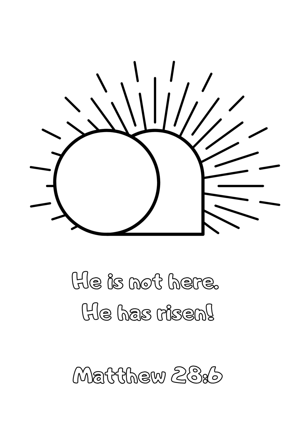 Easter (Christian) Travel Size Coloring & Activity Book