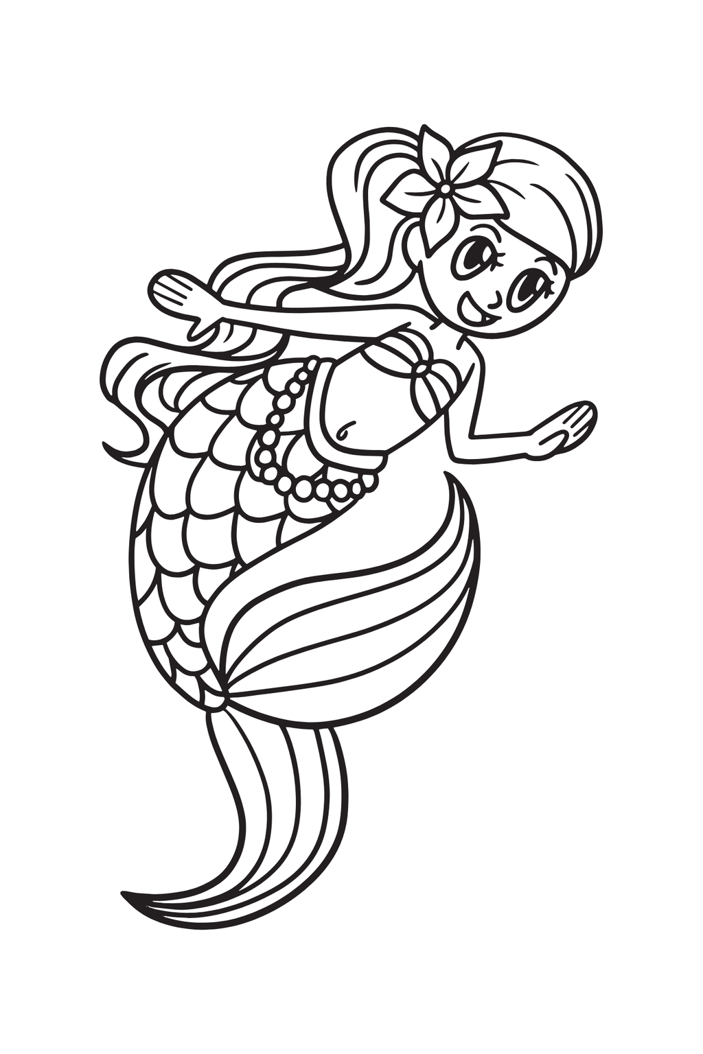 Mermaid & Friends Travel Size Coloring & Activity Book
