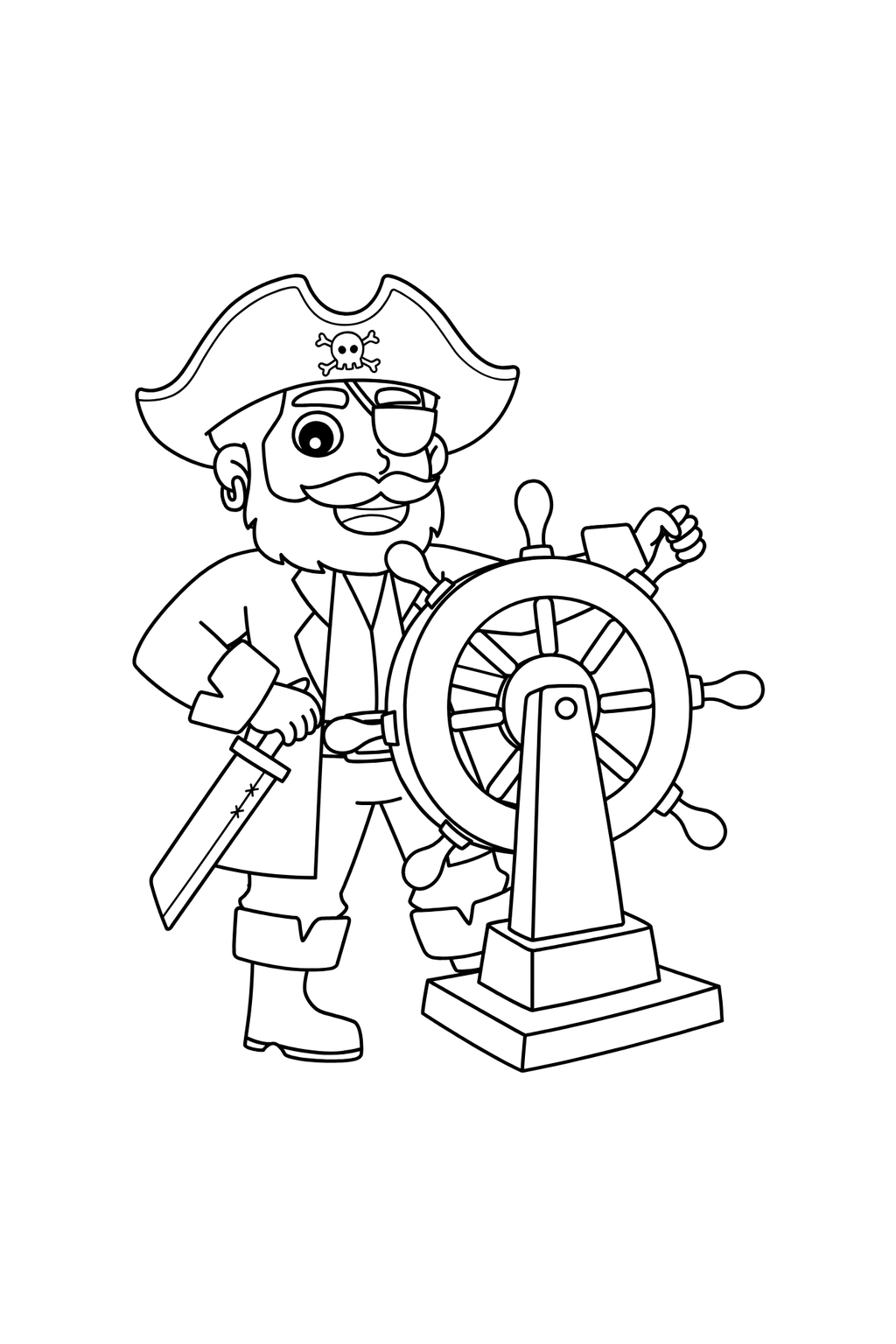 Pirates Travel Size Coloring & Activity Book
