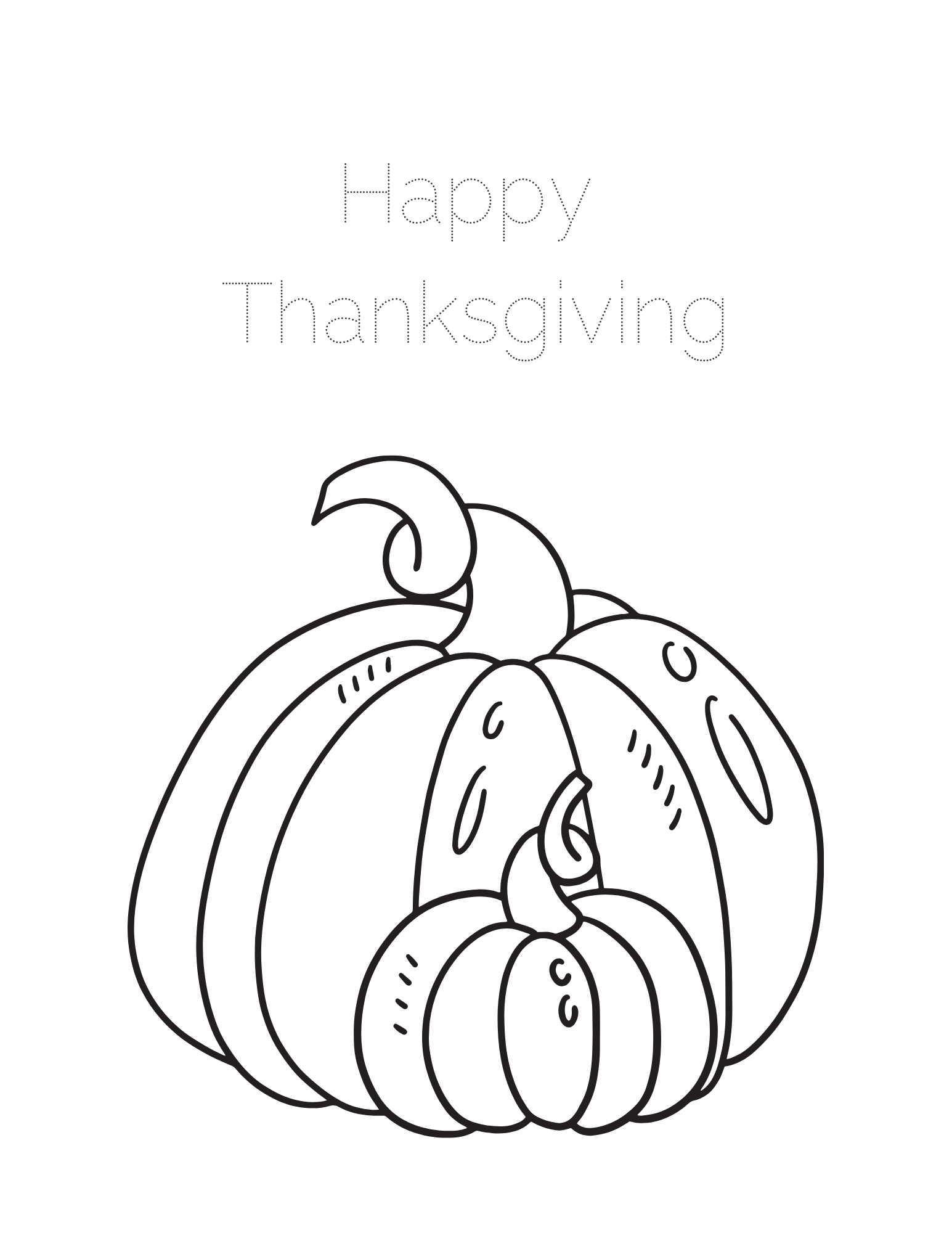 Thanksgiving Travel Size Coloring & Activity Book