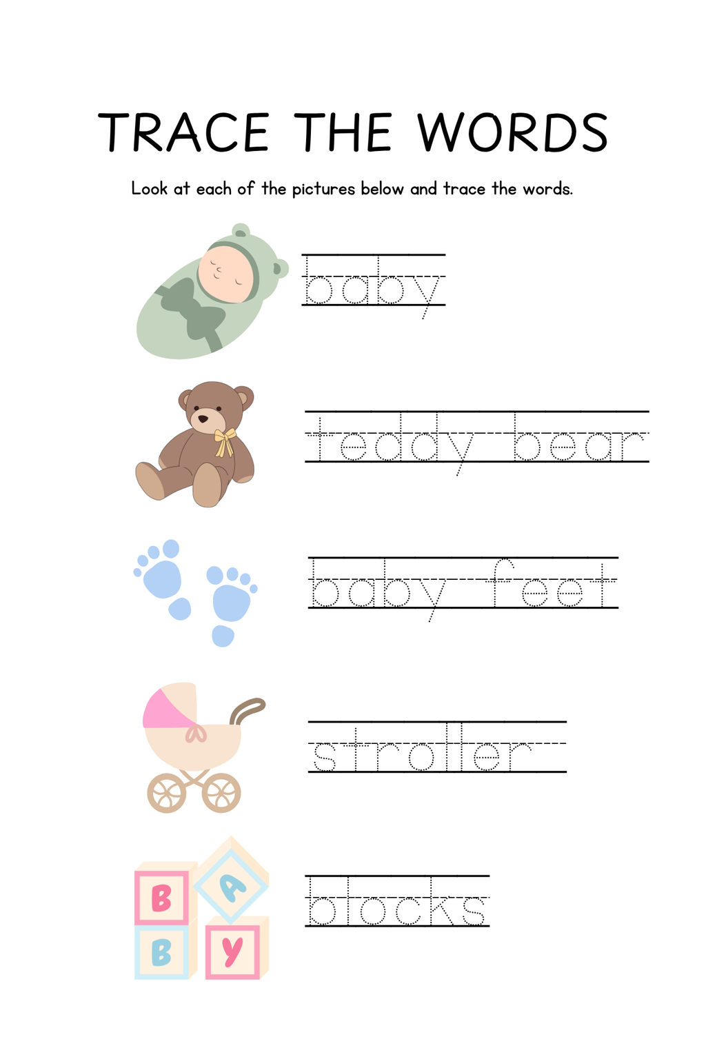 New Baby Travel Size Coloring & Activity Book