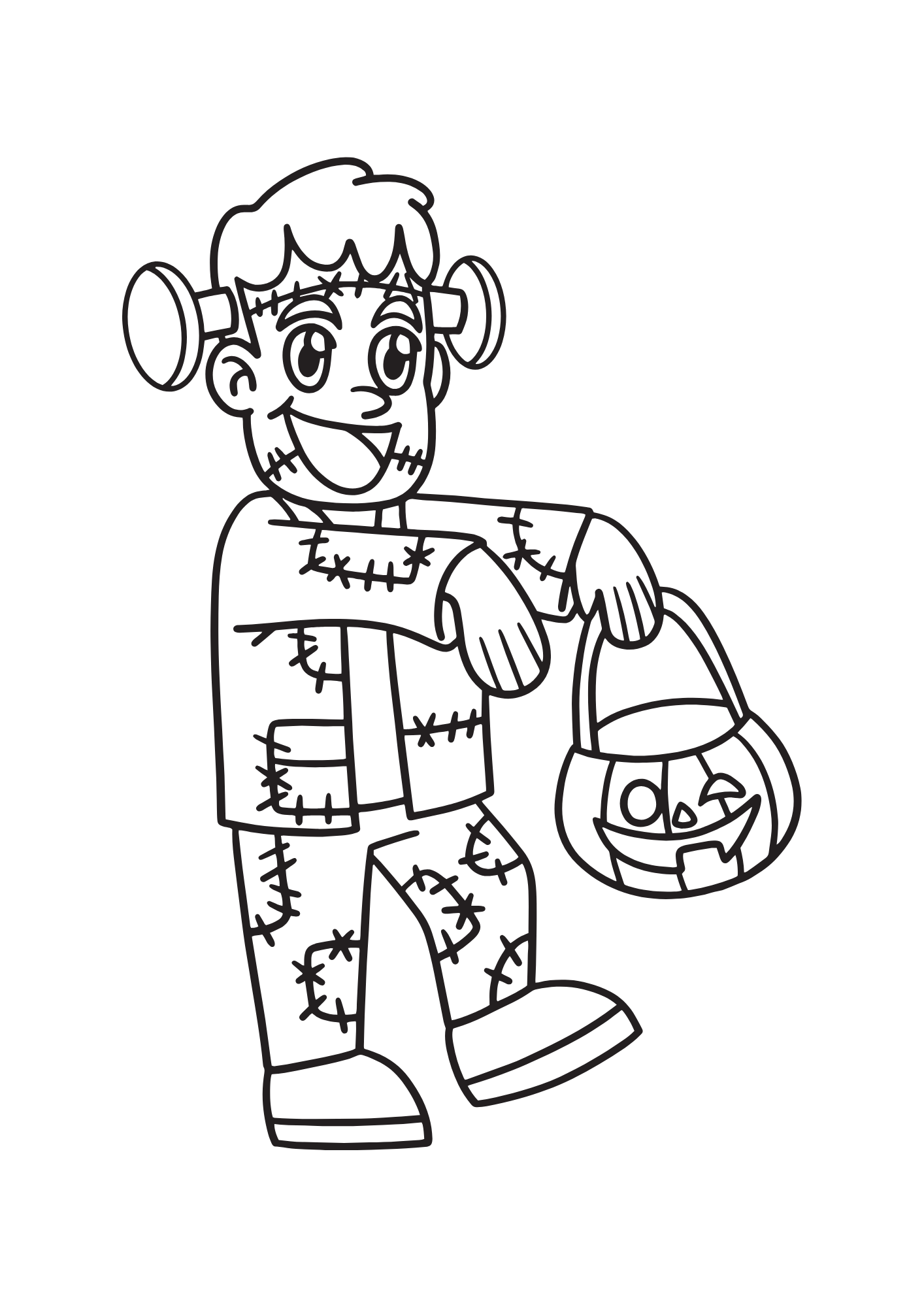 Premium Halloween Coloring & Activity Book