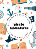 Pirates Travel Size Coloring & Activity Book