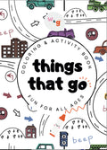 Things That Go Travel Size Coloring & Activity Book