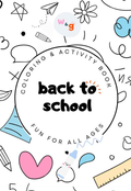 Back to School Travel Size Coloring & Activity Book