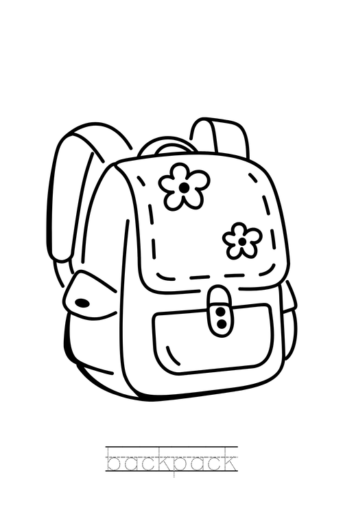 Back to School Travel Size Coloring & Activity Book
