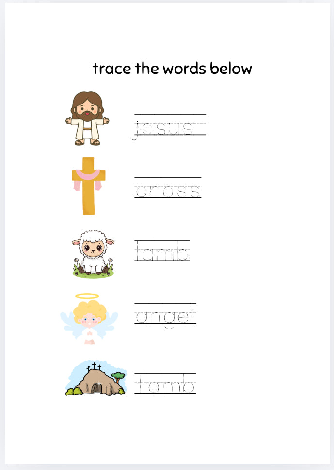 Premium Easter (Christian Edition) Coloring & Activity Book