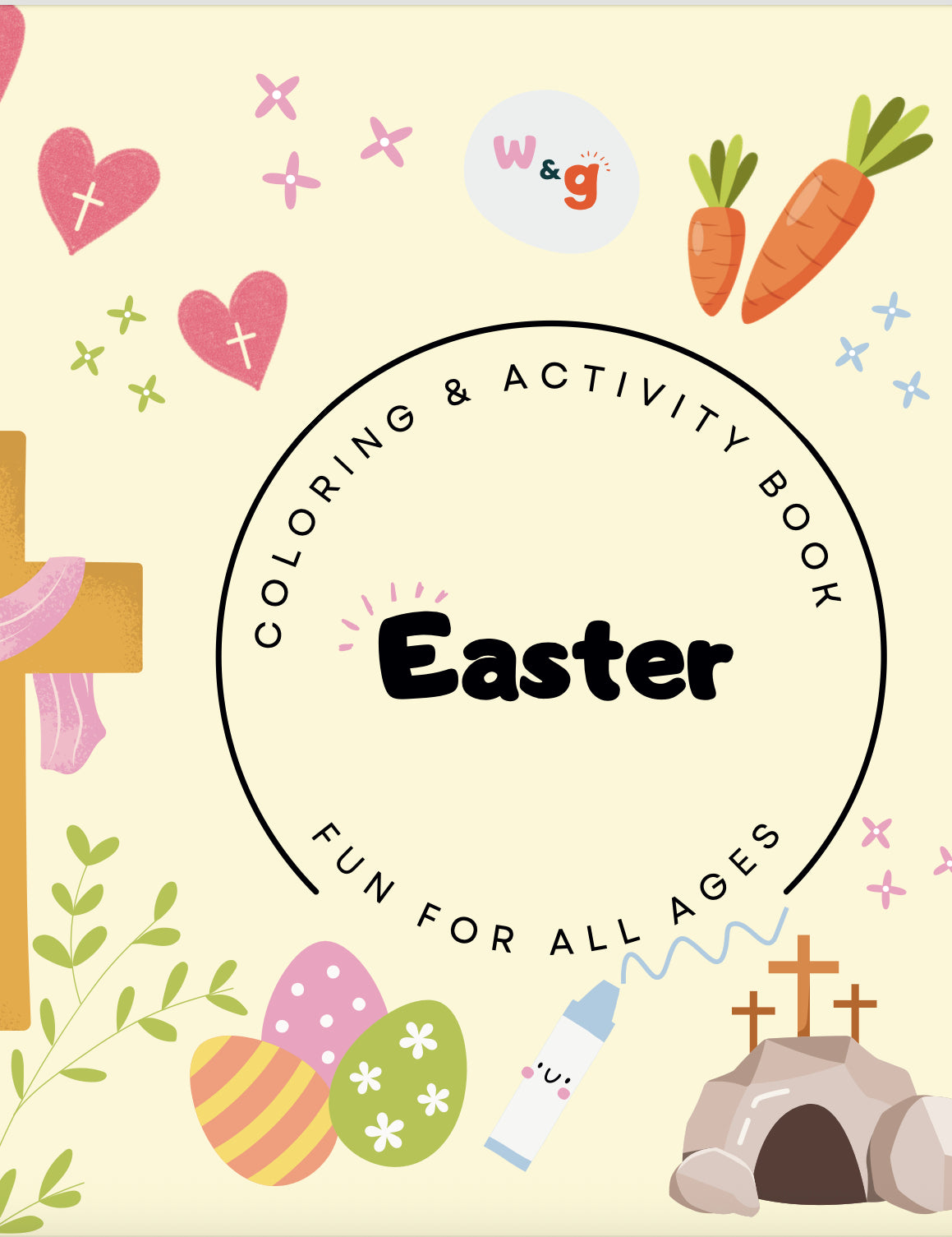 Easter (Christian) Travel Size Coloring & Activity Book