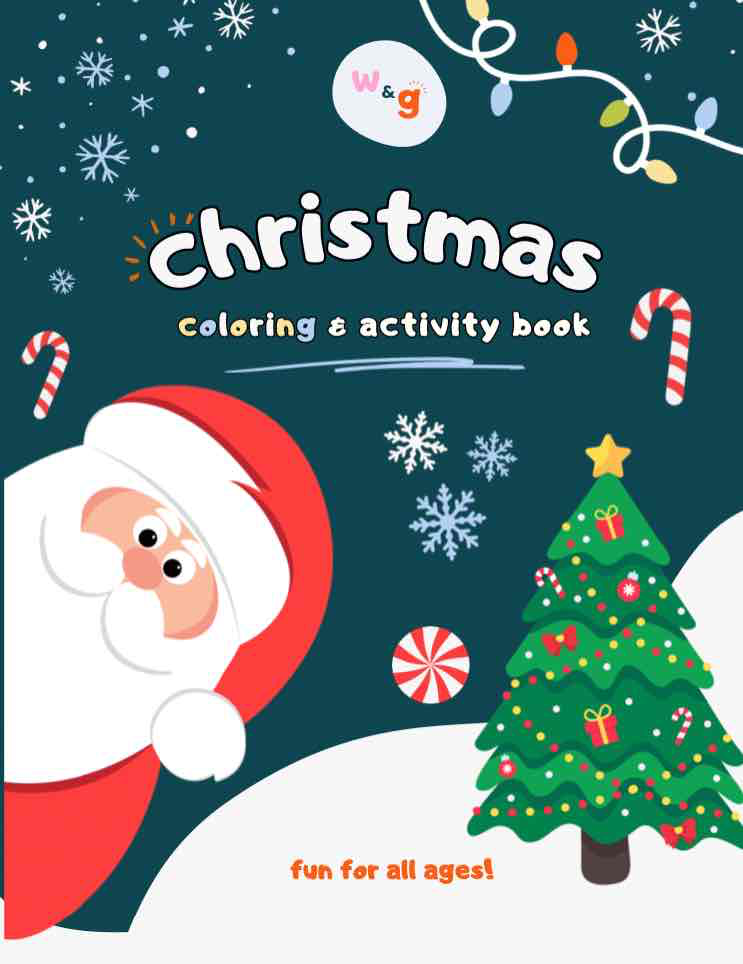 Premium Christmas Coloring & Activity Book