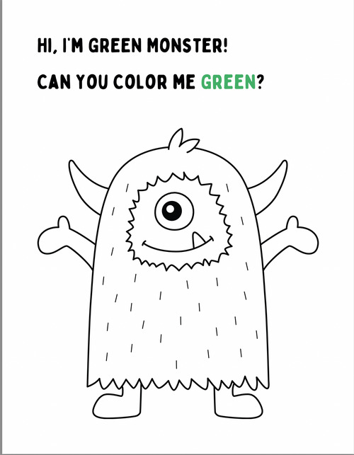 Little Monsters Premium Coloring & Activity Book