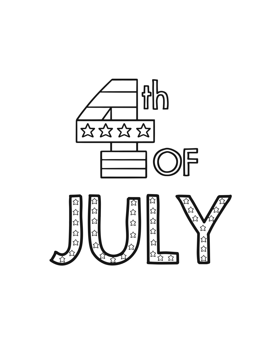 Premium 4th of July Coloring & Activity Book