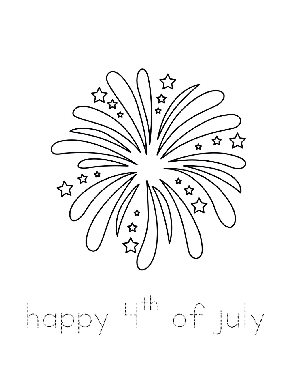 Premium 4th of July Coloring & Activity Book