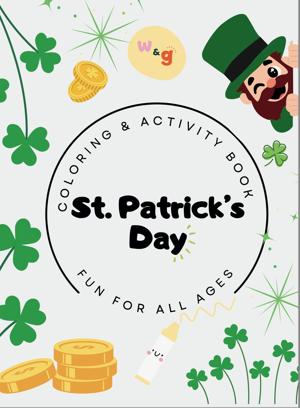 St Patricks Day Travel Size Coloring & Activity Book