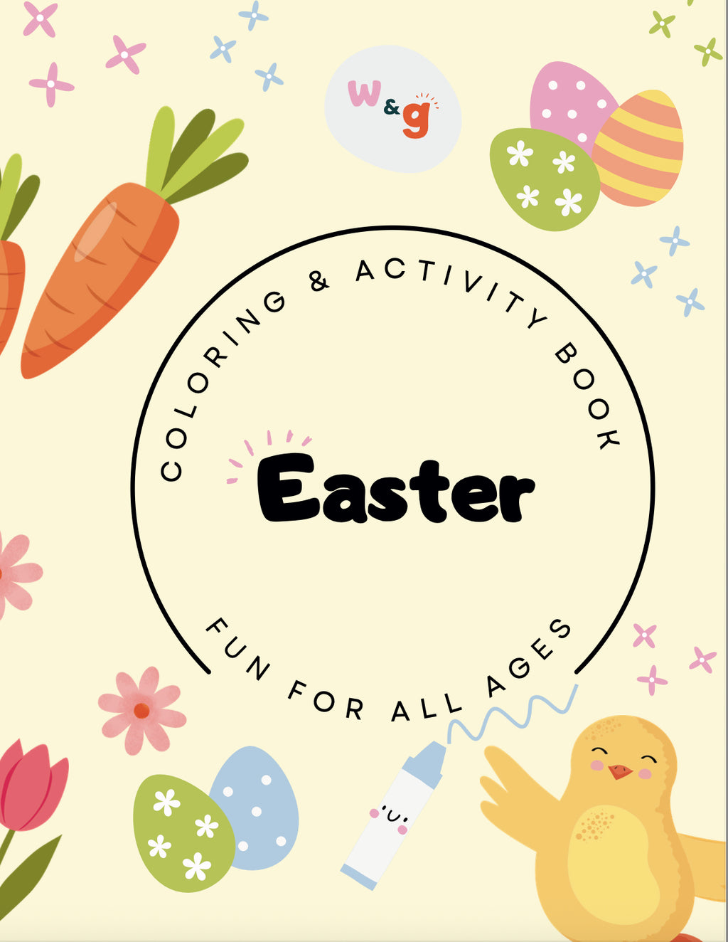 Easter Travel Size Coloring & Activity Book