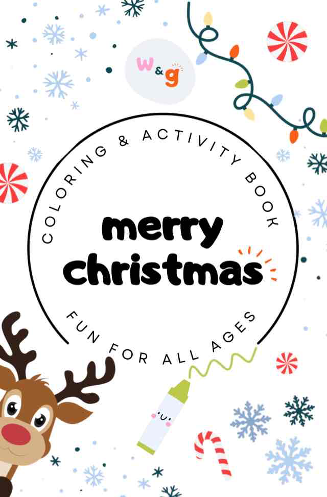 Christmas Travel Size Coloring & Activity Book