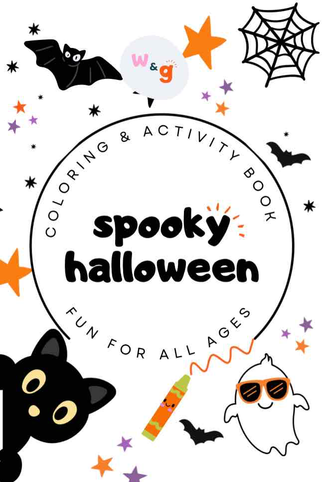 Halloween Travel Size Coloring & Activity Book