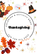 Thanksgiving Travel Size Coloring & Activity Book